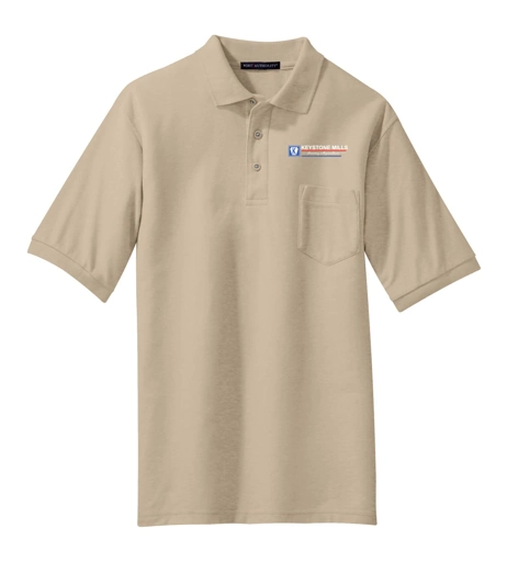 Variant Image for K500P - Port Authority® Silk Touch™ Polo with Pocket - Keystone Mills - Color E - Website Keystone Mills LLC