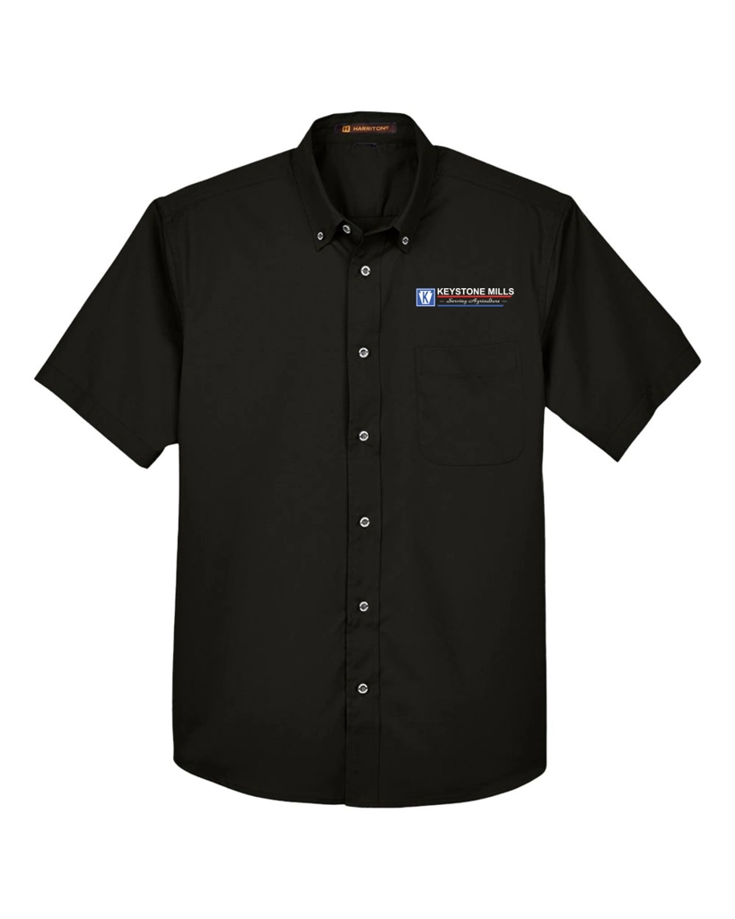 Variant Image for M500S - Harriton Men's Easy Blend™ Twill Dress Shirt With Stain-Release - Keystone Mills - Color E - Website Keystone Mills LLC