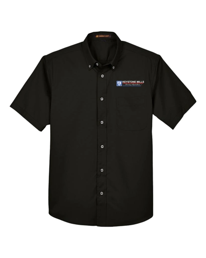 Variant Image for M500S - Harriton Men's Easy Blend™ Twill Dress Shirt With Stain-Release - Keystone Mills - Color E - Website Keystone Mills LLC