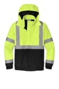 Variant Image for CSJ500 - CornerStone® ANSI 107 Class 3 Economy Waterproof Insulated Bomber Jacket - Keystone Mills - Color E - Website Keystone Mills LLC