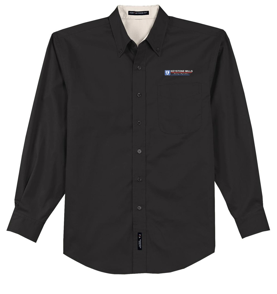 Variant Image for S608 - Port Authority® Long Sleeve Easy Care Shirt - Keystone Mills - Color E - Website Keystone Mills LLC
