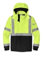 Variant Image for CSJ500 - CornerStone® ANSI 107 Class 3 Economy Waterproof Insulated Bomber Jacket - Keystone Mills - Sleeve- Color E - Website Keystone Mills LLC