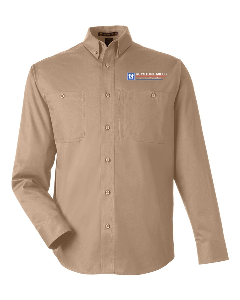 Variant Image for M585L - Harriton Men's Advantage IL Workshirt - Keystone Mills - Color E - Website Keystone Mills LLC
