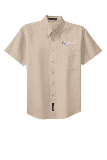 Variant Image for TLS508 - Port Authority® Tall Short Sleeve Easy Care Shirt. - Keystone Mills - Color E - Website Keystone Mills LLC