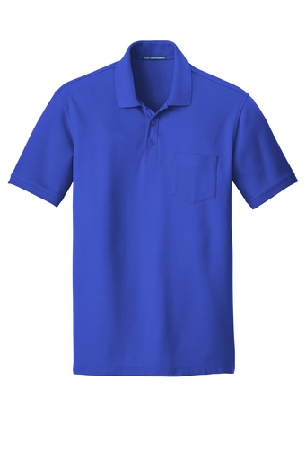 K100P - Port Authority® Core Classic Pique Pocket Polo (4XL, True Royal)