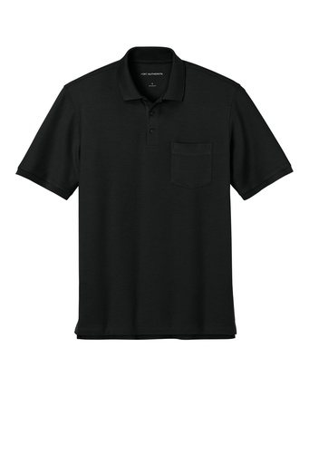 K200P - Port Authority® Wearever Signature Pique Pocket Polo (XS, Deep Black)