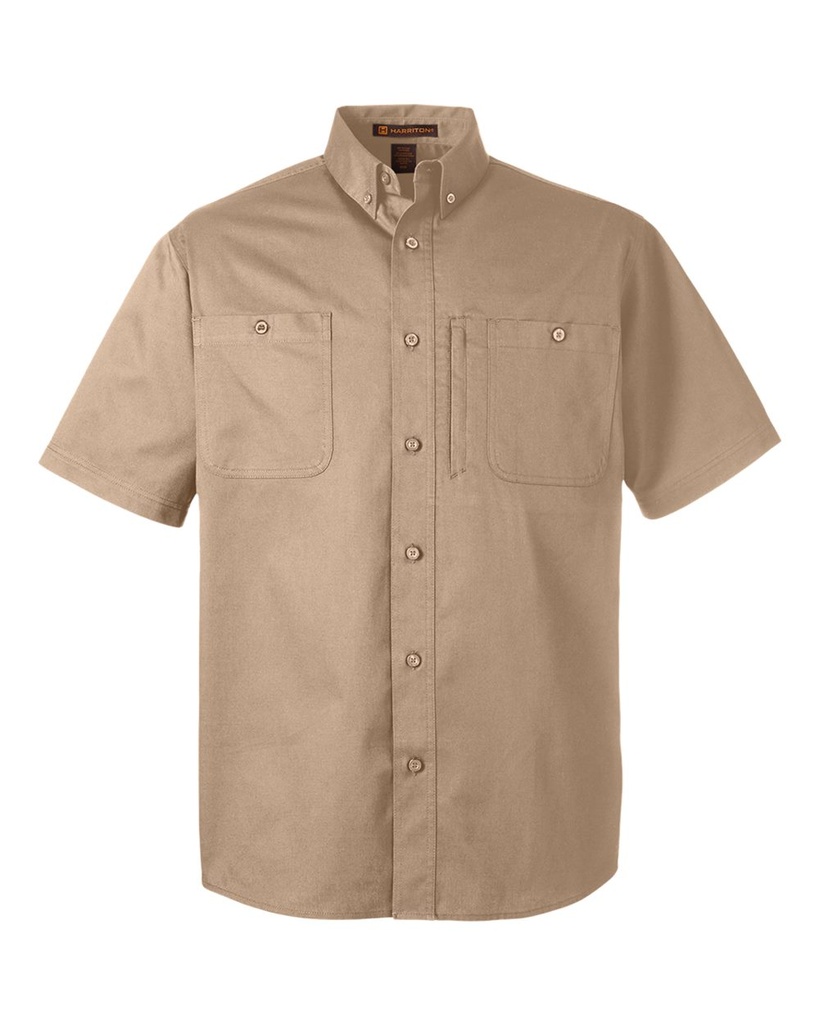 M585 - Harriton Men's Advantage IL Short Sleeve Work Shirt